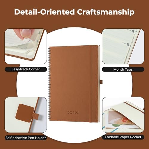Planner 2026-2027 Daily Daily Weekly and Monthly,11.5"x8.5"
