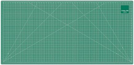 Headley Tools 39.4'' X 78.7'' Thickened Self Healing Cutting Mat, Rotary Cutting Sewing Mat for Crafts, Durable 5-Ply Table Cutting Board for Fabric Quilting Leather Hobby Project, (Green)