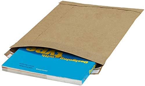 Top Pack Supply Self-Seal Padded Mailers, #7, 14 1/4" x 20", Kraft (Pack of 50)