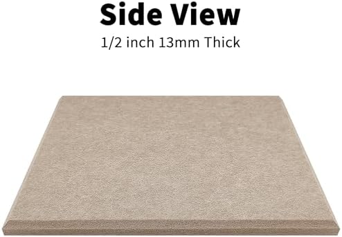 1/2'' Thick Felt Bulletin Board Squares, Dartboard Wall Protector
