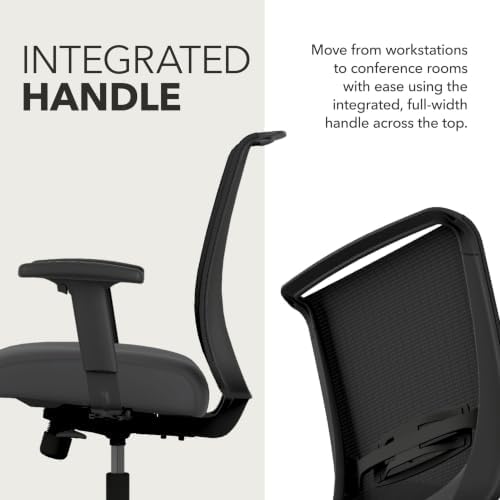HON Convergence Ergonomic Office Chair, Office Desk Computer Chair, Black