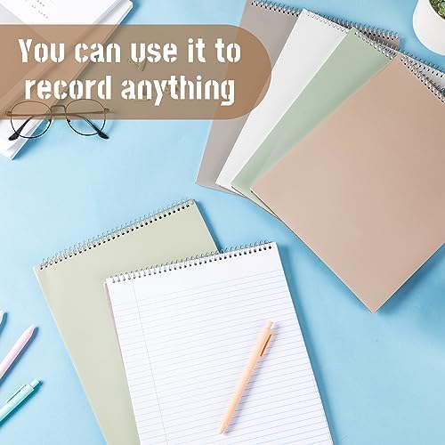 Maitys 6 Pcs Steno Spiral Notebooks, Delicate Color, Classic Style