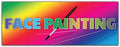 Face Painting | 48" X 120" Banner | Heavy Duty 13oz. Outdoor Vinyl Single Sided with Grommets | Made in The USA