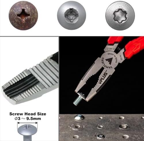 VAMPLIERS 7" Stripped Screw Extractor Combination Pliers