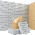 Large Self-Adhesive Cork Board,Set of 12 Soundproof Wall Tiles,Felt Wall Cushion for Home,Studio,Recording Room,Office,Acoustic Treatment (Grey)