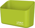 loukin Magnetic Marker Holder, Dry Erase Marker Holder, Remote Control Holder, Magnetic Storage Organizer for Whiteboard or Refrigerators (Green)