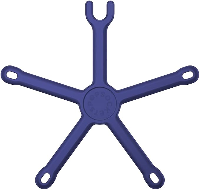 PopSockets Flexible Phone Mount & Stand- French Navy | Flex Mount & Tripod, Content Creators, Hands-Free, Navy, Blue, Dark, Electronic Accessories, For iPad/Kindle/iPhone/Android