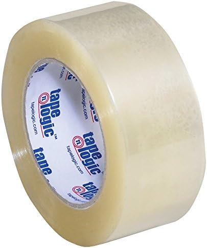 BOX USA Tape Logic 3 Inch x 110 Yard 2.6 Mil Clear, Heavy Duty Acrylic Packing Tape, 6 Pack, Perfect for Packing, Shipping, Moving, Home and Office