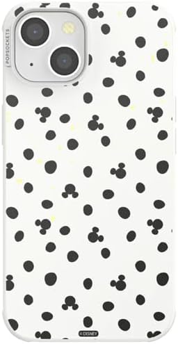 PopSockets iPhone 13 Phone Case with MagSafe- Mickey Dots White