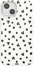 PopSockets iPhone 13 Phone Case with MagSafe- Mickey Dots White