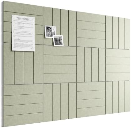 Bumusty 48" x 36" Large Cork Board Alternative, Sage