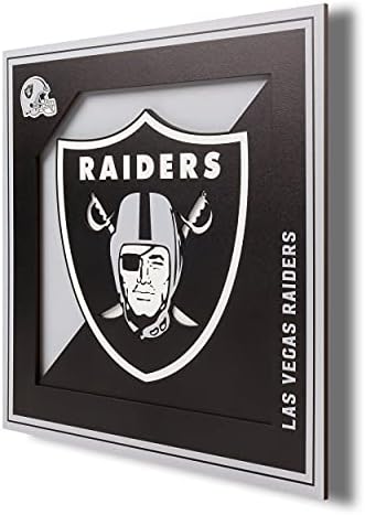 YouTheFan NFL Las Vegas Raiders 3D Logo Series Wall Art