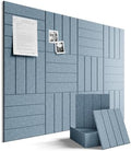 Fluxynara Felt Bulletin Board & Cork Board Alternative, Dusty Blue