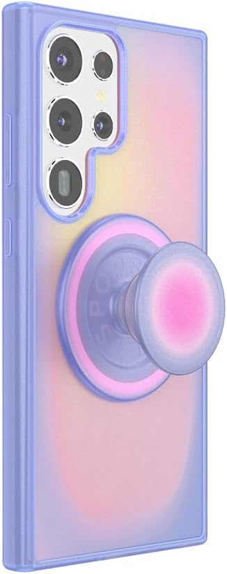 PopSockets Samsung Galaxy S24 Ultra Phone Case Compatible with MagSafe, Purple - Aura