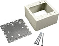 Legrand Wiremold 500/700 Series Metal Raceway 2 Gang Box Fitting Ivory