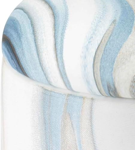 Avanti Linens - Covered Jar, Organizer, Home Decor, Waves
