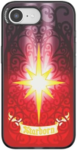 PopSockets iPhone 16/17E Phone Case with MagSafe- Mirror Starborn | Magnetic, Wireless Charging, Camera & Drop Protection, Acotar, Throne, Glass, Sarah, Bookish