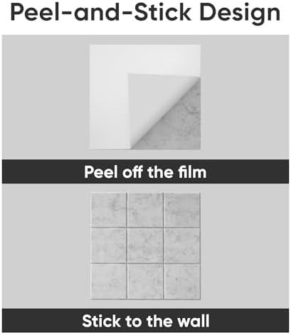 Large Cork Board for Walls 36" x 24", 6 Pack Felt Wall Tiles with Push Pins for Office Home, Pin Board Bulletin Board for Photo Pictures, Heather Gray