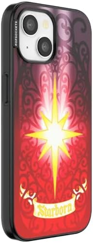 PopSockets iPhone 15 Phone Case with MagSafe- Mirror Starborn | Magnetic, Wireless Charging, Camera & Drop Protection, Acotar, Throne, Glass, Sarah, Bookish