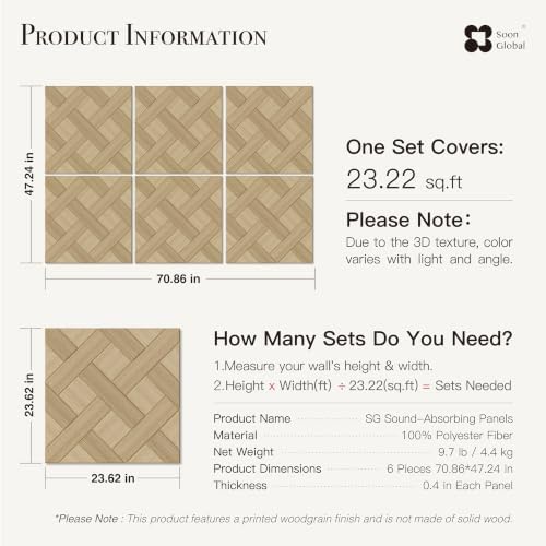 Soon Global Acoustic Wall Panels, Cedral Arc