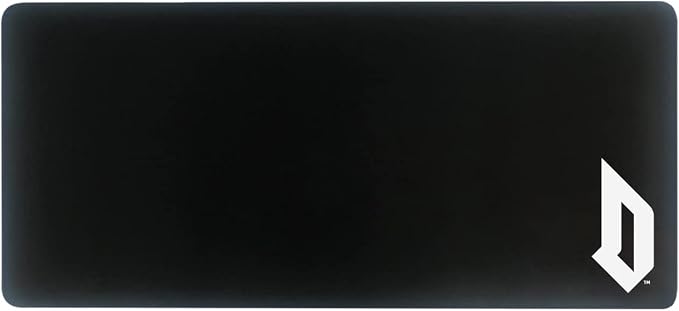 Duquesne University Classic Cloth Desk Mat, Durable Office Supplies, Non-Slip Base, Responsive Desk Pad with Smooth Cloth Surface, Black