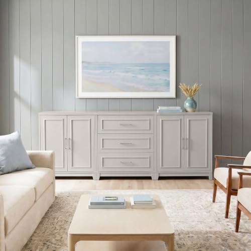Martha Stewart Lily Pond 3-Piece Modular Cabinet Set, Sharkey Gray