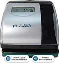 Acroprint Electronic Time Clock Machine – Time Stamp Machine for Employees, Ideal for Small Business, Accommodates Right or Left-Hand Time Cards, Selectable Hour Format