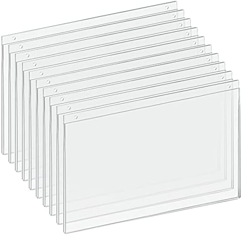 Azar 162706 14-Inch W by 8.5-Inch H Wall U-Frame, 10 Count