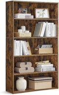 VASAGLE 5-Tier Bookshelf, Storage Organizer, 9.4 x 31.5 x 52.5 Inches