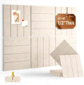 28" x 18" Felt Bulletin Board Tiles 1/2" Thick, Beige