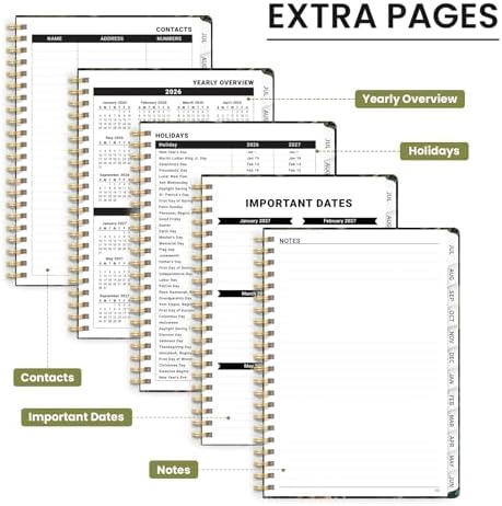 ZOTIA Planner 2026-2027 Jul 2026-Jun 2027 Academic Monthly & Weekly Planner