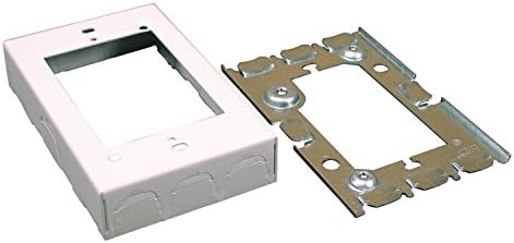 Legrand Wiremold 700 Series Metal Raceway Starter Electrical Box, White