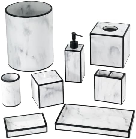 Avanti Linens - Toothbrush Holder, Bathroom Countertop Accessories, Modern Home Decor (Jasper Collection)