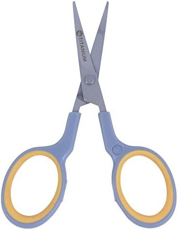 Westcott 4" Sewing Titanium-Bonded Embroidery Scissors, Curved (13865)