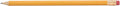 Pencil Guy Round Blank Sharpened Pencils School Bus Yellow 1000 per box