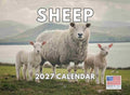 Sheep Calendar 2027 Monthly Wall Calender 12 Month