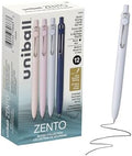 uniball™ Zento Gel Pens, Black Ink, 0.7mm Medium Point, 12 Count