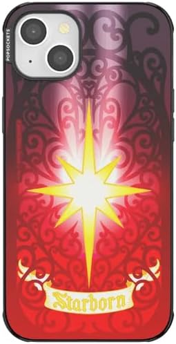 PopSockets iPhone 14 Plus Phone Case with MagSafe- Mirror Starborn | Magnetic, Wireless Charging, Camera & Drop Protection, Acotar, Throne, Glass, Sarah, Bookish