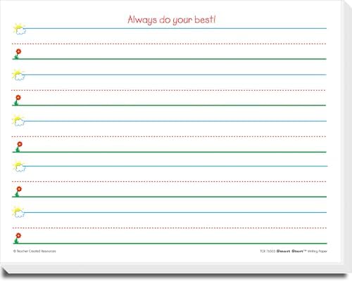Teacher Created Resources Smart Start K-1 Writing Paper: 360 Sheets (TCR76503)
