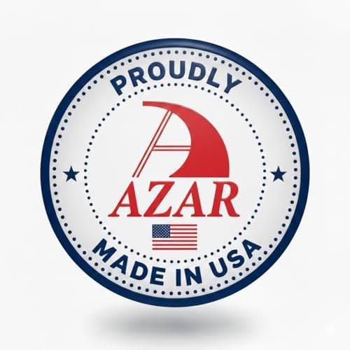 Azar Displays 252012-2PK Acrylic Trifold Brochure Holder Plastic Counter top Organizer 2-Pack, Clear