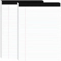 2pcs Legal Pads 8.5 x 11, Perforated White Notepad 8.5x11, 50Sheets/Pad