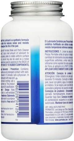 Permatex 24125 Ceramic Extreme Brake Parts Lubricant, 8 oz., Pack of 1