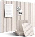 Fluxynara 36" x 24" Large Felt Bulletin Board, Oatmeal