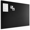 Bumusty 48"x 36" Large Felt Bulletin Board Tiles, Black