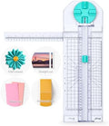 Ecraft 4-in-1 Paper Trimmer: 12" Craft Paper Cutter with Straight, Wavy, Dotted, Perforated & Creasing,Perfect for Cutting Cardstock, Coupons, Labels, Photos, Ideal Multi-Function Scrapbooking Tool