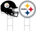 NFL Logo & Helmet 2 Pack Yard Sign Set
