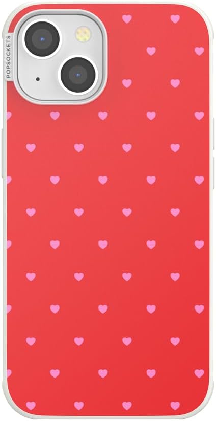 PopSockets iPhone 14 Phone Case with MagSafe- Cherry Pop | Magnetic, Wireless Charging, Camera & Drop Protection, Cherry, Fruit, Electronic Accessories, For iPad/Kindle/iPhone/Android