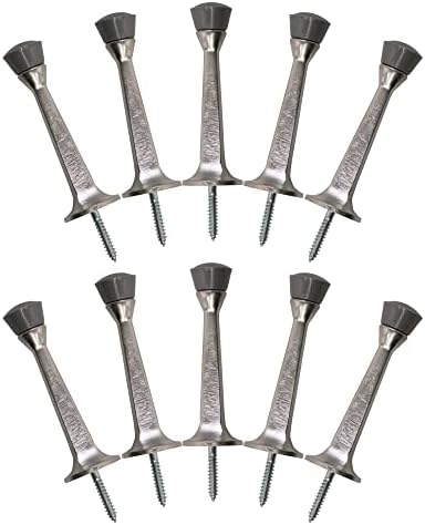 Design House Cast Door Stop, Satin Nickel
