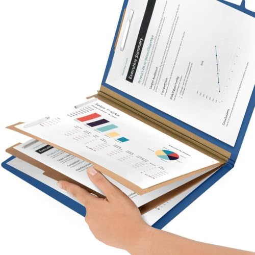 QYH Self-Adhesive Prong Paper Fasteners 1 inch Capacity, 130 Fasteners/Box (Pack of 3)