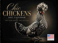 Chic Chicken Calendar 2027 Wall Monthly Beautiful Exotic Breeds Calender 12 Month | American Made In The USA